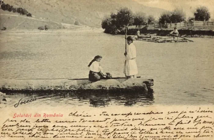 Framed Print : Log boat - Romania Framed Print : Log boat - Romania