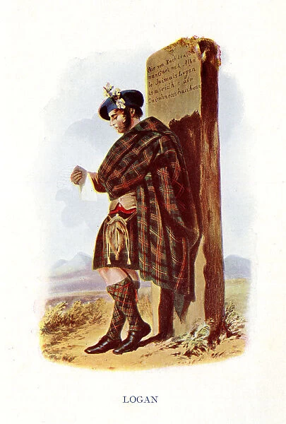 Logan, Traditional Scottish Clan Costume