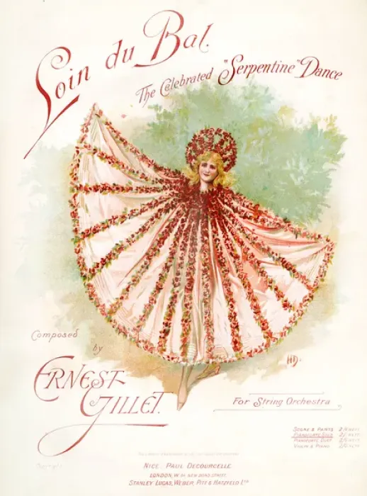 Framed Print : Loie Fuller / Music Cover Framed Print : Loie Fuller / Music Cover