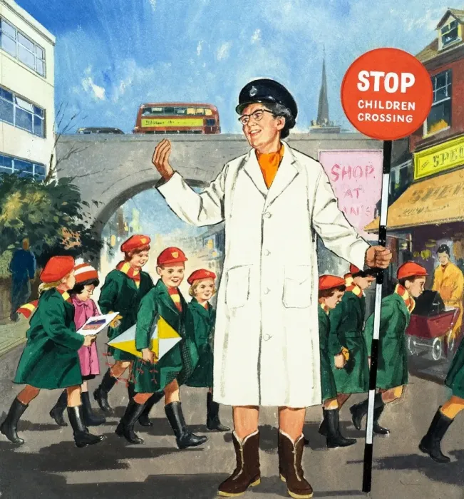 Framed Print : Lollypop lady Framed Print : Lollypop lady
