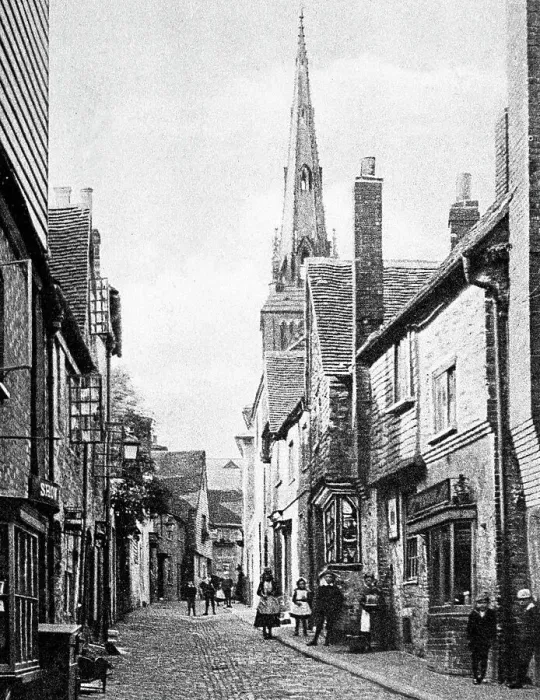 Framed Print : Lombard Street, Petworth early 1900's Framed Print : Lombard Street, Petworth early 1900's