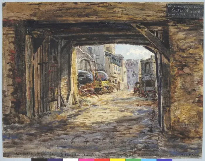 Framed Print : London, Below the Adelphi Arches Framed Print : London, Below the Adelphi Arches