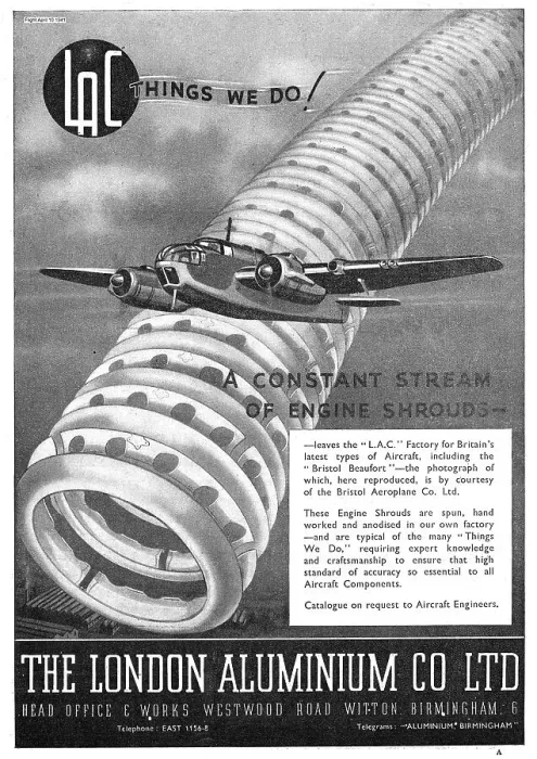 Framed Print : London Aluminium. Engine Shrouds For The Bristol Beaufort Framed Print : London Aluminium. Engine Shrouds For The Bristol Beaufort