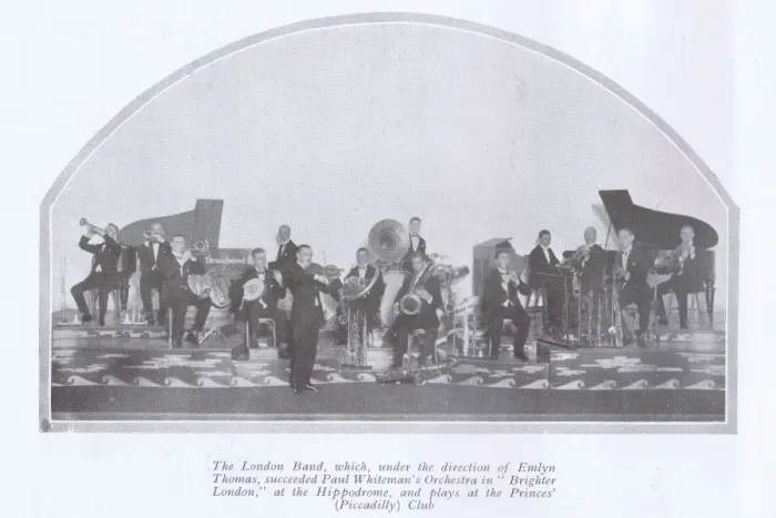 Framed Print : The London Band under the direction of Emelyn Thomas Framed Print : The London Band under the direction of Emelyn Thomas