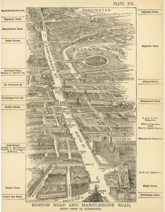 Framed Print : London Birdseye 16 Framed Print : London Birdseye 16