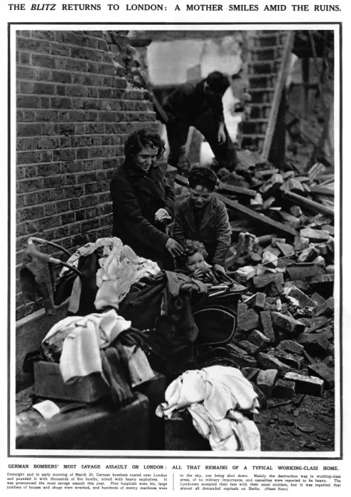 Framed Print : London Blitz 1941 Framed Print : London Blitz 1941