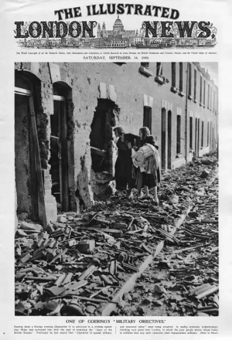 Framed Print : London bomb damage Framed Print : London bomb damage