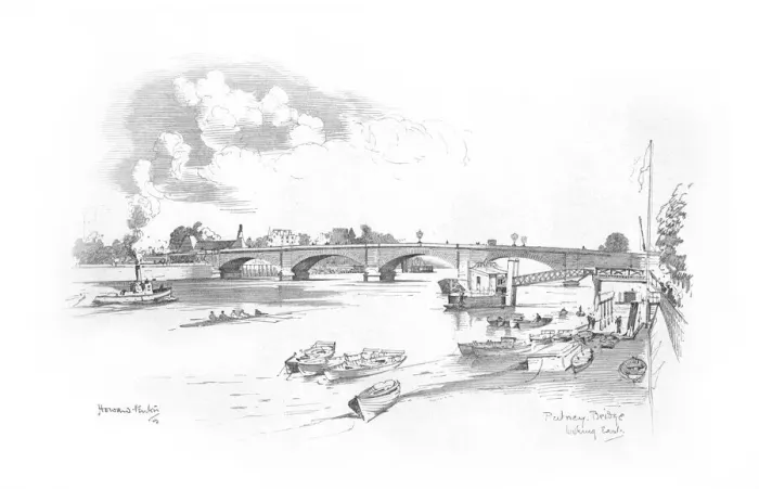 Framed Print : London Bridges 1902 / 3 Framed Print : London Bridges 1902 / 3