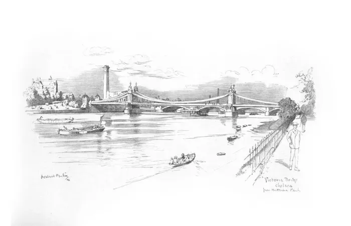 Framed Print : London Bridges 1902 / 3 Framed Print : London Bridges 1902 / 3