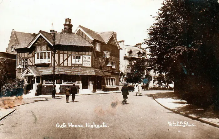 Framed Print : London Building Buildings Highgate North 1910s Framed Print : London Building Buildings Highgate North 1910s