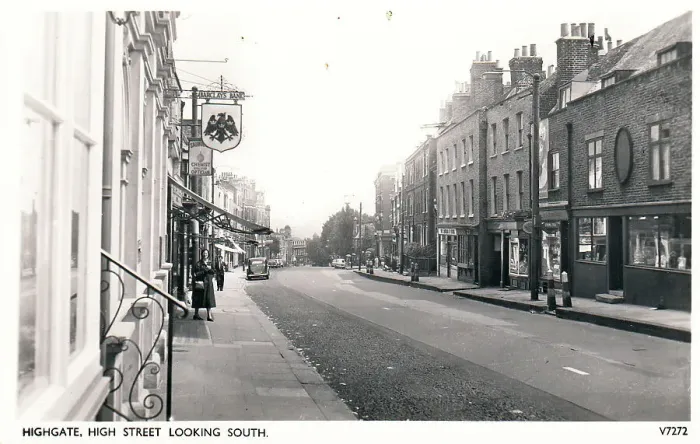 Framed Print : London Building Buildings Highgate North 1930s Framed Print : London Building Buildings Highgate North 1930s