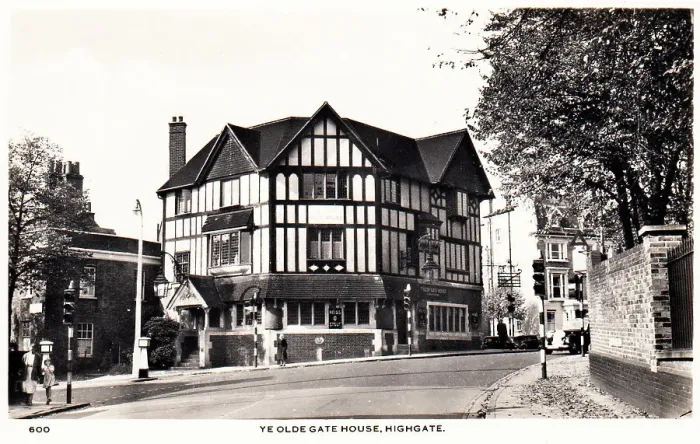 Framed Print : London Building Buildings Highgate North 1930s Framed Print : London Building Buildings Highgate North 1930s