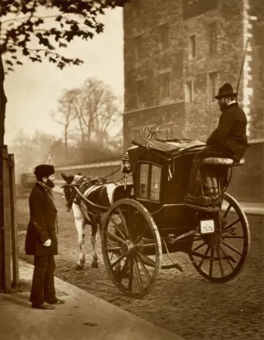 Framed Print : London Cabmen 1877 Framed Print : London Cabmen 1877