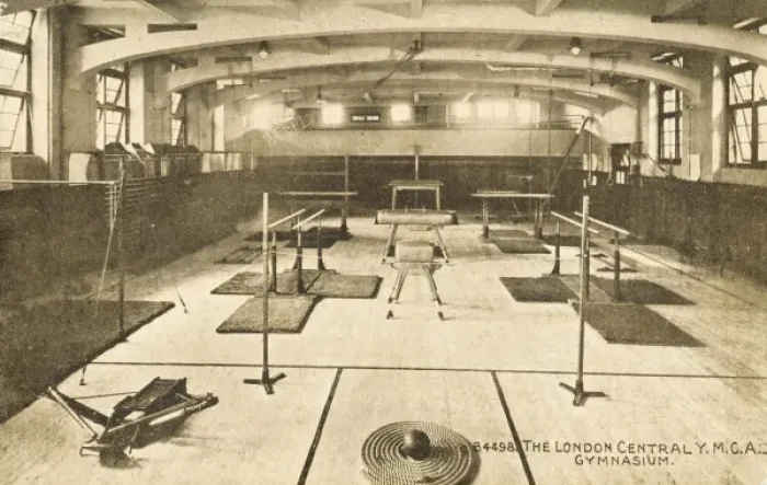 Framed Print : London Central YMCA Gymnasium Framed Print : London Central YMCA Gymnasium