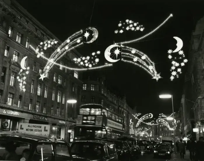 Framed Print : London Christmas Lights Framed Print : London Christmas Lights