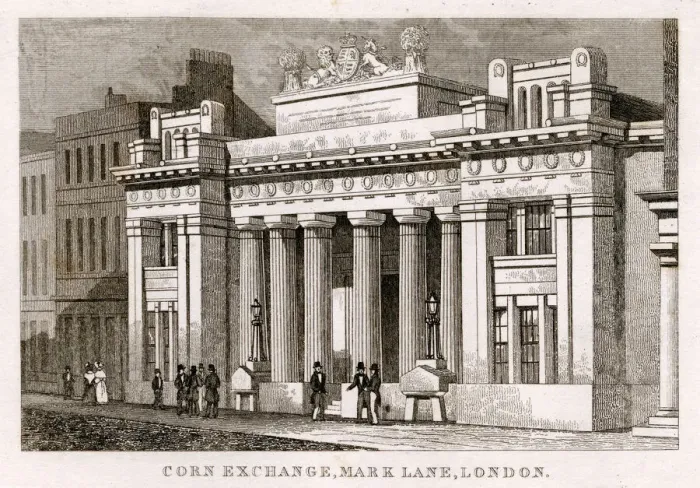 Framed Print : London - Corn Exchange, Mark Lane Framed Print : London - Corn Exchange, Mark Lane