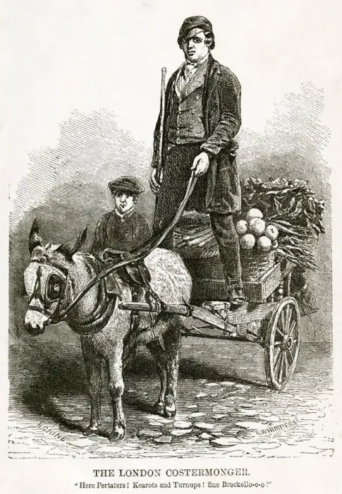 Framed Print : London costermonger 1850s Framed Print : London costermonger 1850s