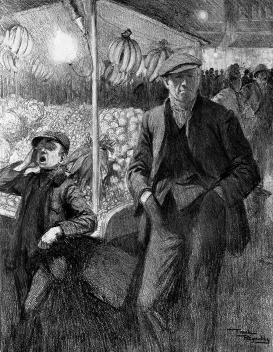 Framed Print : A London Costermonger, 1910 Framed Print : A London Costermonger, 1910