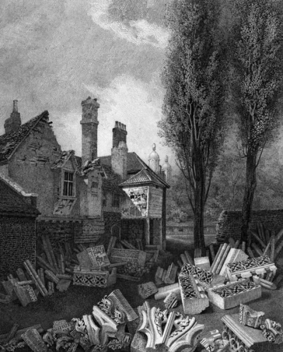 Framed Print : London Cotton Garden Framed Print : London Cotton Garden