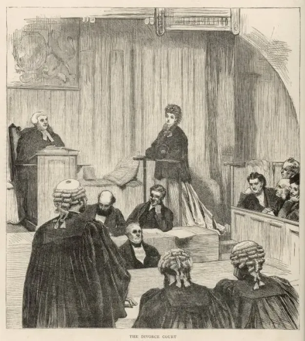 Framed Print : London Divorce Court Framed Print : London Divorce Court