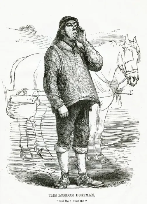 Framed Print : London dustman 1862 Framed Print : London dustman 1862