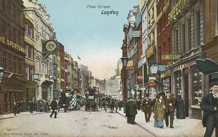 Framed Print : London, England - Fleet Street Framed Print : London, England - Fleet Street