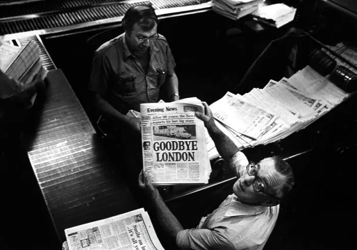Framed Print : London Evening News final issue Framed Print : London Evening News final issue