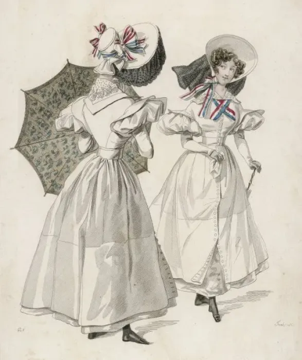 Framed Print : London Fashions 1830