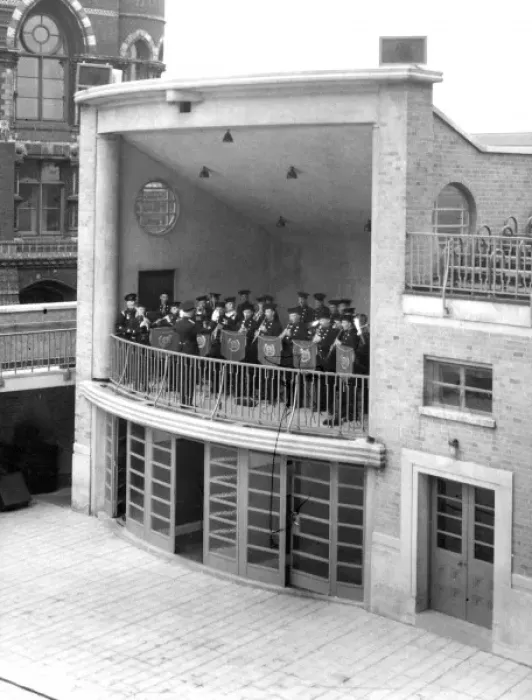 Framed Print : London Fire Brigade band at Lambeth HQ Framed Print : London Fire Brigade band at Lambeth HQ