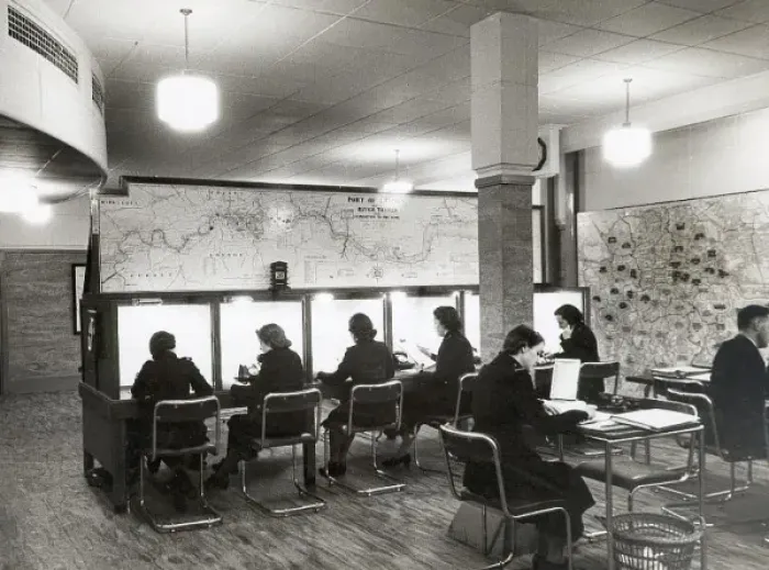 : London Fire Brigade Headquarters control room : London Fire Brigade Headquarters control room