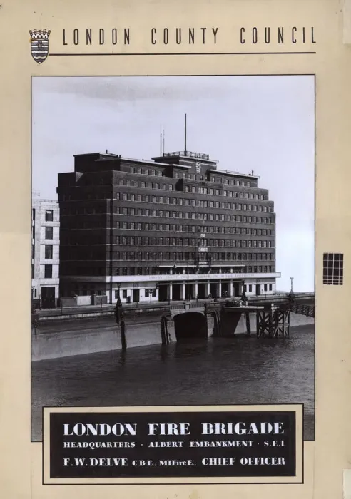 Framed Print : London Fire Brigade Lambeth headquarters building Framed Print : London Fire Brigade Lambeth headquarters building