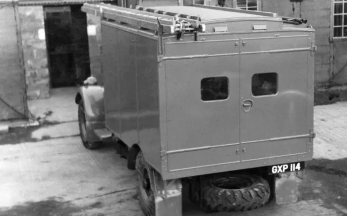 Framed Print : London Fire Brigade, mobile communications van, WW2 Framed Print : London Fire Brigade, mobile communications van, WW2