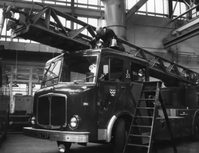 Framed Print : London Fire Brigade repair workshop, Lambeth HQ Framed Print : London Fire Brigade repair workshop, Lambeth HQ