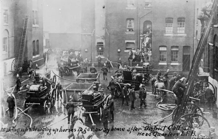 Framed Print : London Fire Brigade, Southwark HQ, London Framed Print : London Fire Brigade, Southwark HQ, London