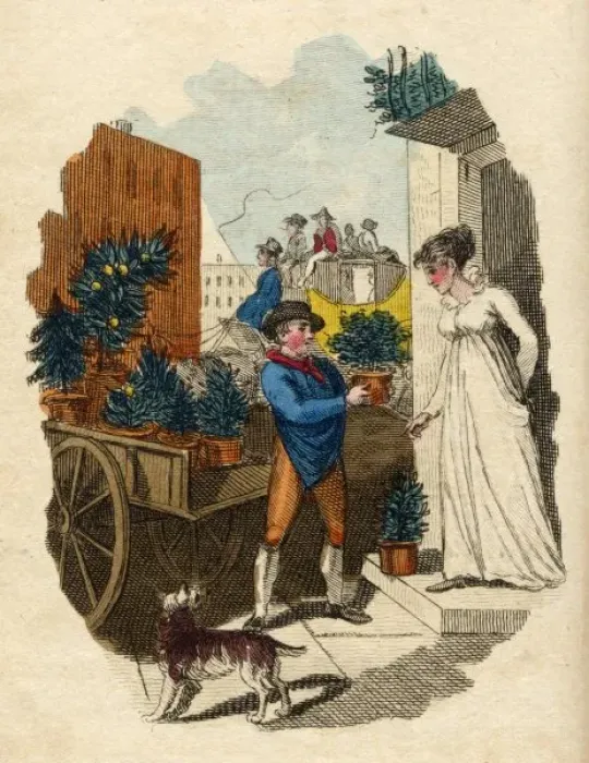 Framed Print : London Flower Seller Framed Print : London Flower Seller