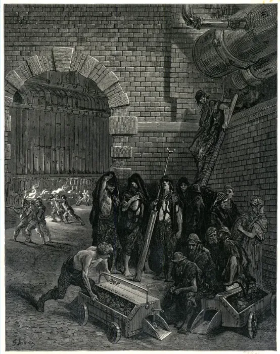 Framed Print : LONDON GASWORKERS 1870 Framed Print : LONDON GASWORKERS 1870