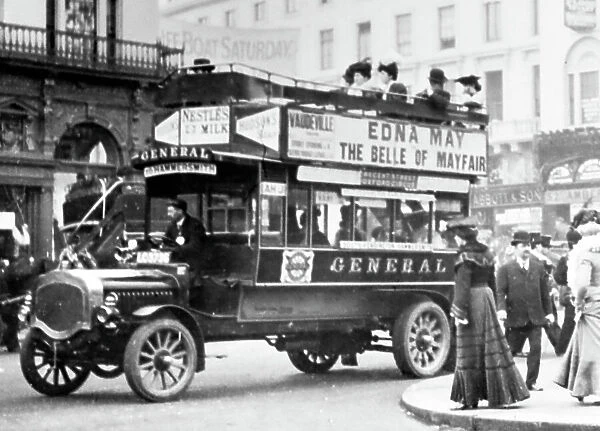 London General bus, London, early 1900s