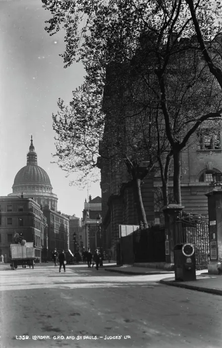 Framed Print : London G.P.O. and St. Paul's Cathedral Framed Print : London G.P.O. and St. Paul's Cathedral
