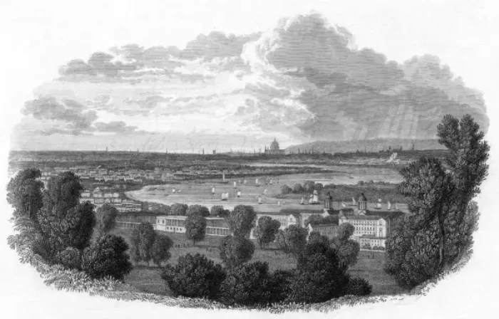 Framed Print : London from Greenwich Framed Print : London from Greenwich