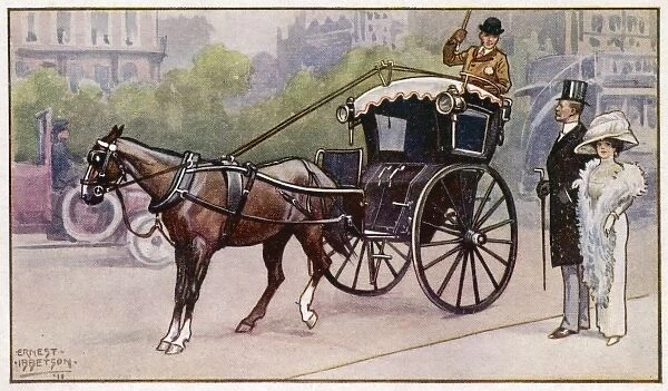 A London Hansom, 1910