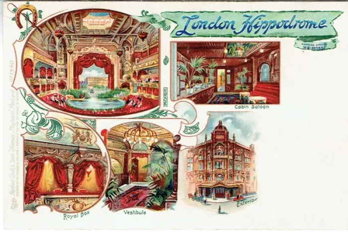 Framed Print : The London Hippodrome - interior Framed Print : The London Hippodrome - interior