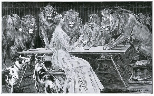 London Hippodrome, Madame Heliot & her lions
