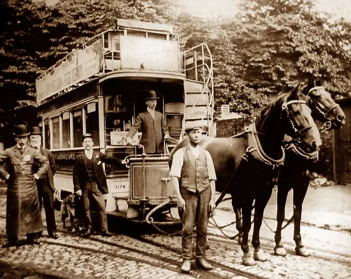 Framed Print : London horse tram Framed Print : London horse tram