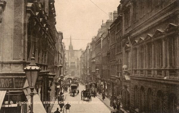London - King Street, Cheapside and Guildhall