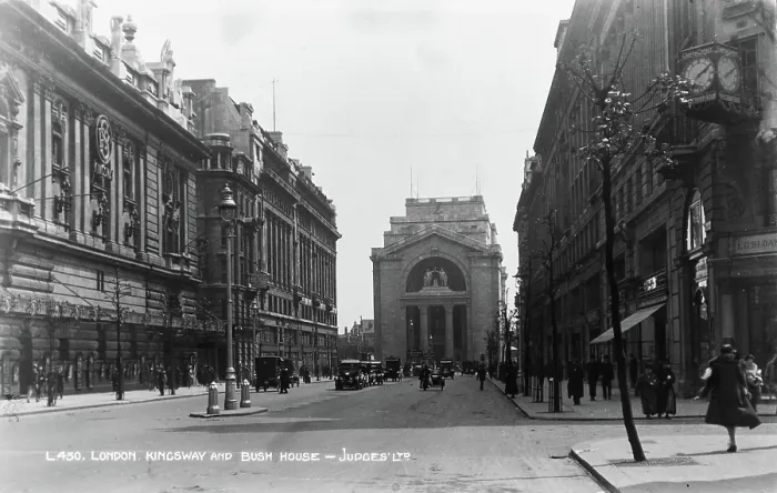 Framed Print : London, Kingsway and Bush House Framed Print : London, Kingsway and Bush House