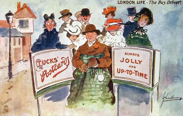 Framed Print : London Life - The Bus Driver Framed Print : London Life - The Bus Driver