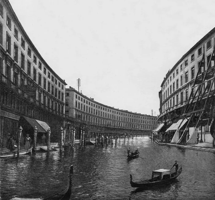 Framed Print : If London were like Venice - Regent Street Framed Print : If London were like Venice - Regent Street