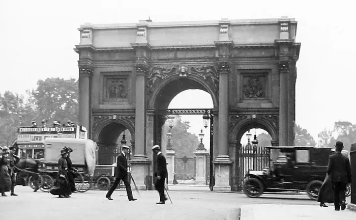 Framed Print : London Marble Arch early 1900s