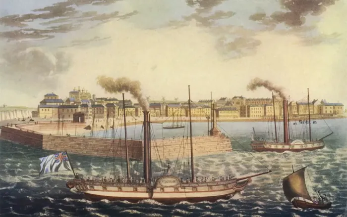 Framed Print : London to Margate 1821 Framed Print : London to Margate 1821