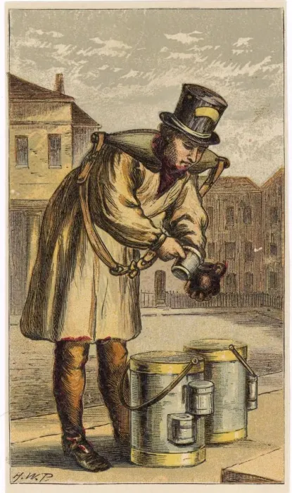 Framed Print : LONDON MILKMAN / PETHERICK Framed Print : LONDON MILKMAN / PETHERICK